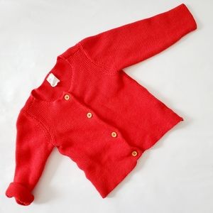 3/$25 H&M red knit button up sweater